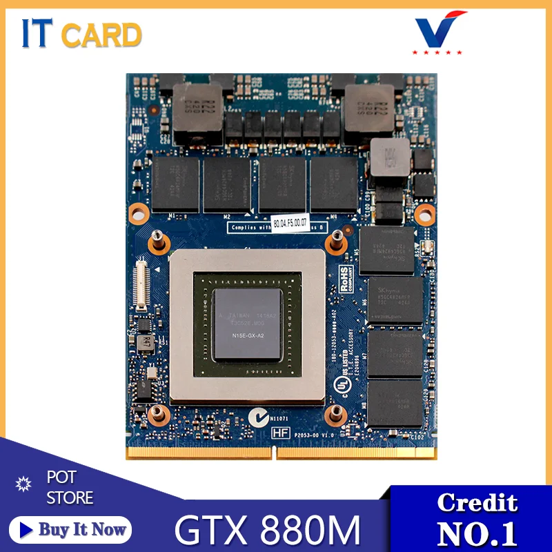 GTX880M GTX 880M GDDR5 8GB N15E-GX-A2 Graphics