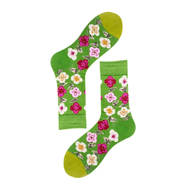 Unisex Fashion Art Men Sock 3D Print Fruit Happy Socks Avocado Apple Cherry Crew Men Funny Meias Cotton Harajuku Soft Socks 37