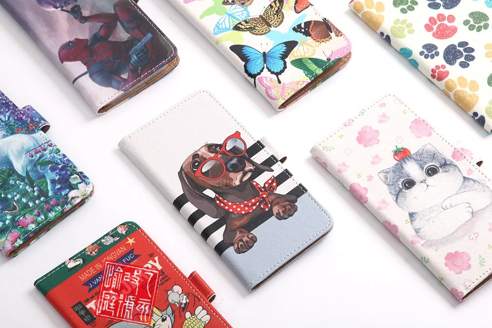 Роскошный кожаный чехол книжка для Cubot P40 кошелек с подставкой держатель карт cubot