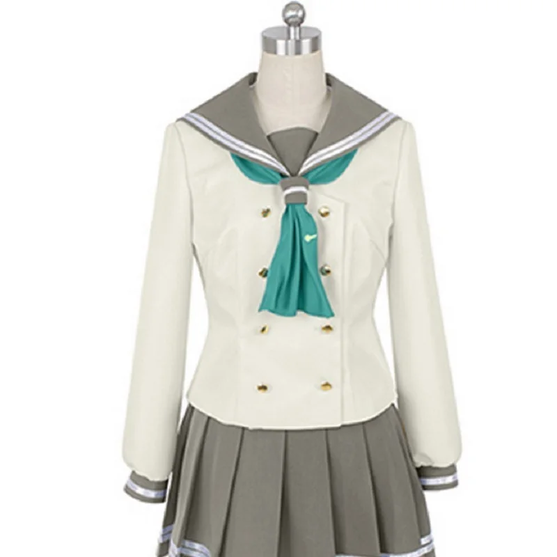 Lovelive Солнечный свет Aqours tushima Yoshiko японский костюм для косплея Аниме Любовь Живая девушка школьная форма в стиле моряка костюм одежда