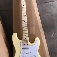 Гитары новая электрогитара Strat 24 Лады с зубчатым грифом старый ферменный стержень в крем 171123