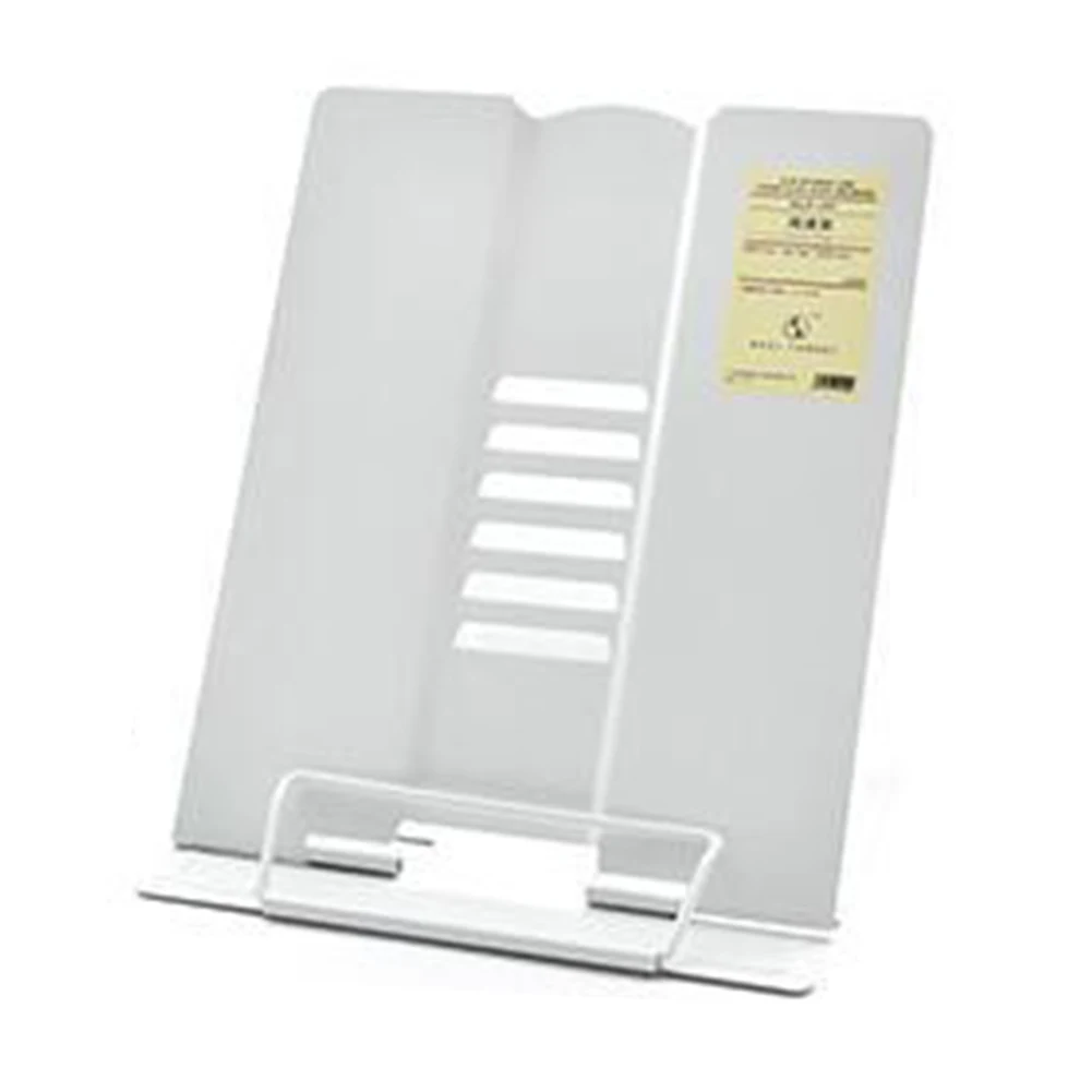 

Portable Shelf Table Non-toxic Foldable Office Organizer Adjustable Holder Non-Slip Reading Stand Metal Document Home Bookrest