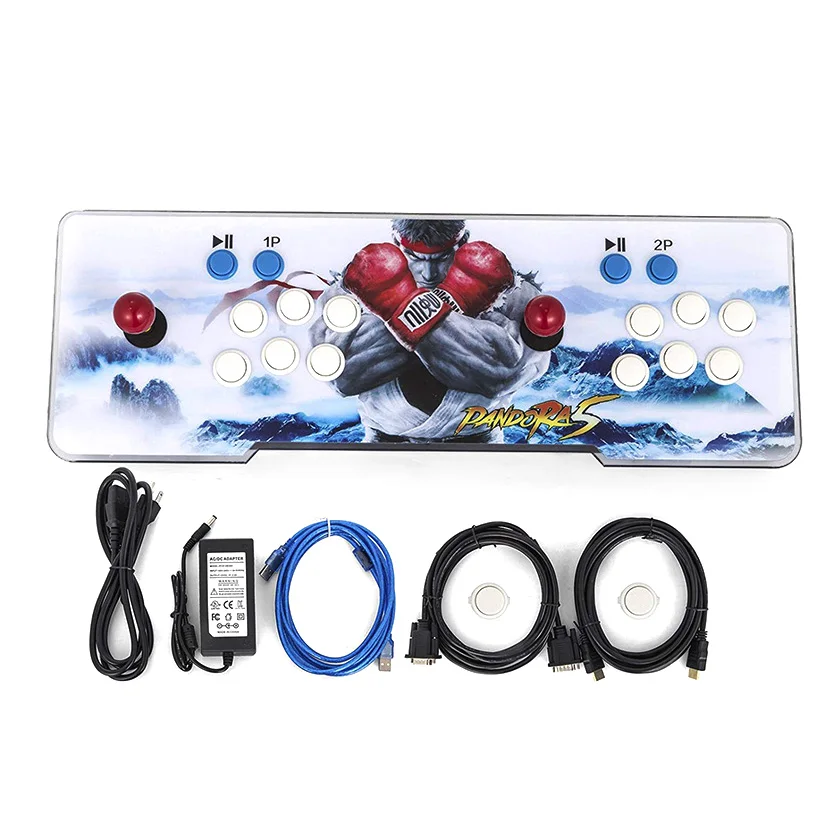 Pandora Box 9D 2500 В 1 аркадная игровая консоль 3D игра для ТВ ПК PS3 монитор 2 игрока контроллер Pandora видео аркадная машина
