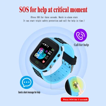

T18 GPS Kid Smart Watch Baby Anti-lost Wristwatch GPRS SOS LBS Call Location Device Tracker Waterproof Smartwatch