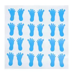 20 Sheets of Decorative Floor Stickers Kindergarten Footprint Decals Adorable Floor Decals