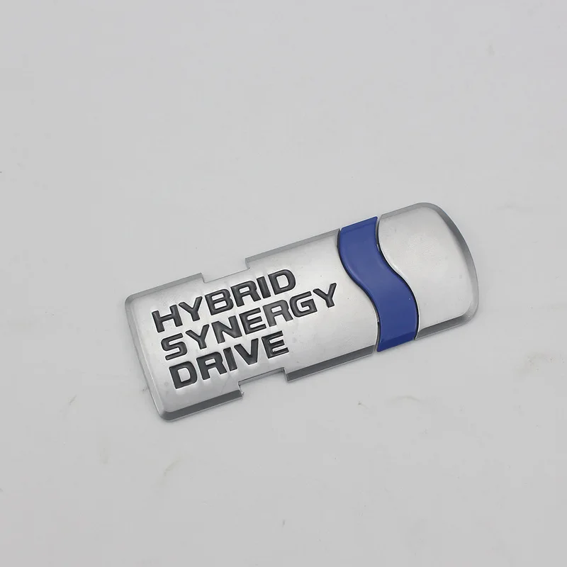 [Автомобиль-Стайлинг] 3 шт. металлические 8,5 см* 3,4 см Hybrid Synergy Drive Эмблема для RAV4 задний багажник значок Логотипы автомобилей стикер