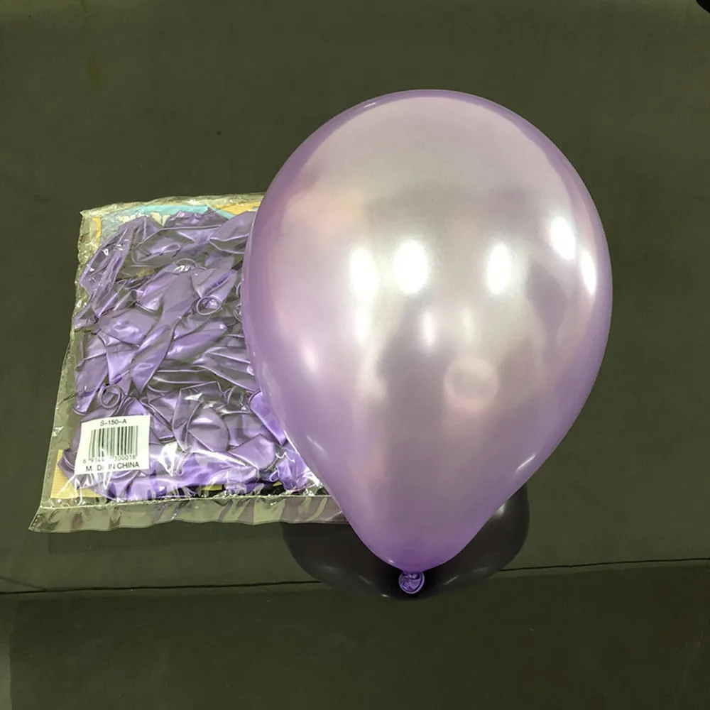 Light purple 5/10 шт. 1st День рождения украшения Детские игрушки шары 10 ''1,5g жемчужные латексные воздушные шары вечерние украшения Xmas Детские Globos шары - Цвет: Light purple