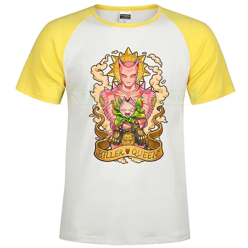 

2020 Summer Funny T-shirts Man/woman JoJo Bizarre Adventure cute Cartoon Japan Anime Tshirt Casual Jojo T Shirt Hip Hop