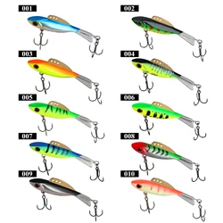 FTK Winter Ice Fishing Lure 38cm-65cm 4/8/10/12g 3D Eyes Colorful AD-Sharp Bait Hard Lure Balancer for Fishing Bait