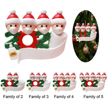

2020 Christmas Tree Ornament Santa Claus with Mask Personalized Xmas Party Decoration Gift All Series Home Decoration