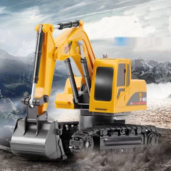 

Remote Control Construction Vehicle Excavator Toy 2.4Ghz 6CH 1:24 RC Excavator Engineering Car Excavator RTR Gift For kids