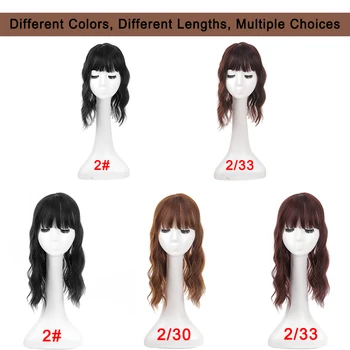 

DIANQI Long Wavy Hair Extension Clip High Temperature Fiber Synthetic Wig Clip Easy With Wear Female Hair