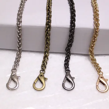 

40-120cm Gold Silver Copper Lantern Chain For Handbag Purse Replacement Shoulder Bag Strap Lobster Clasp Chain Bag Accessories