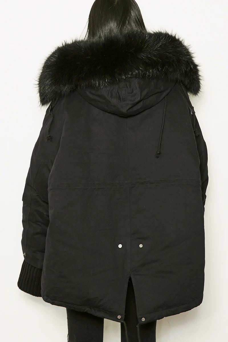 

winter women hooded coat fur collar warm long Wadded jacket female parkas outerwear chaqueta feminino