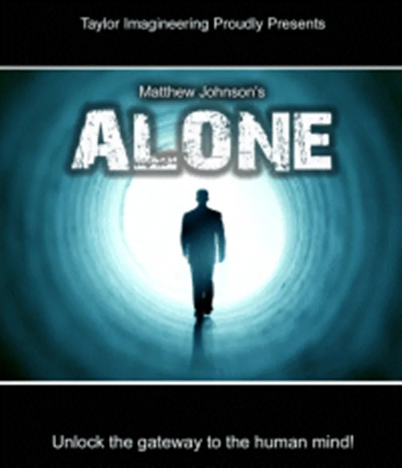 

Alone By Matthew Johnson (DVD+Gimmick) Close Up Magic Tricks Accessories Mentalism Magic Illusions Mind Prediction trucos de ma