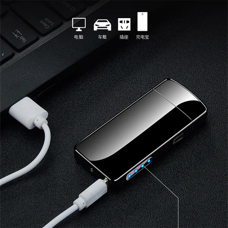 Новинка Spining Arc прикуриватель вращающийся Usb зарядка металлические ветрозащитные зажигалки импульсная плазменная Зажигалка гаджеты для мужчин