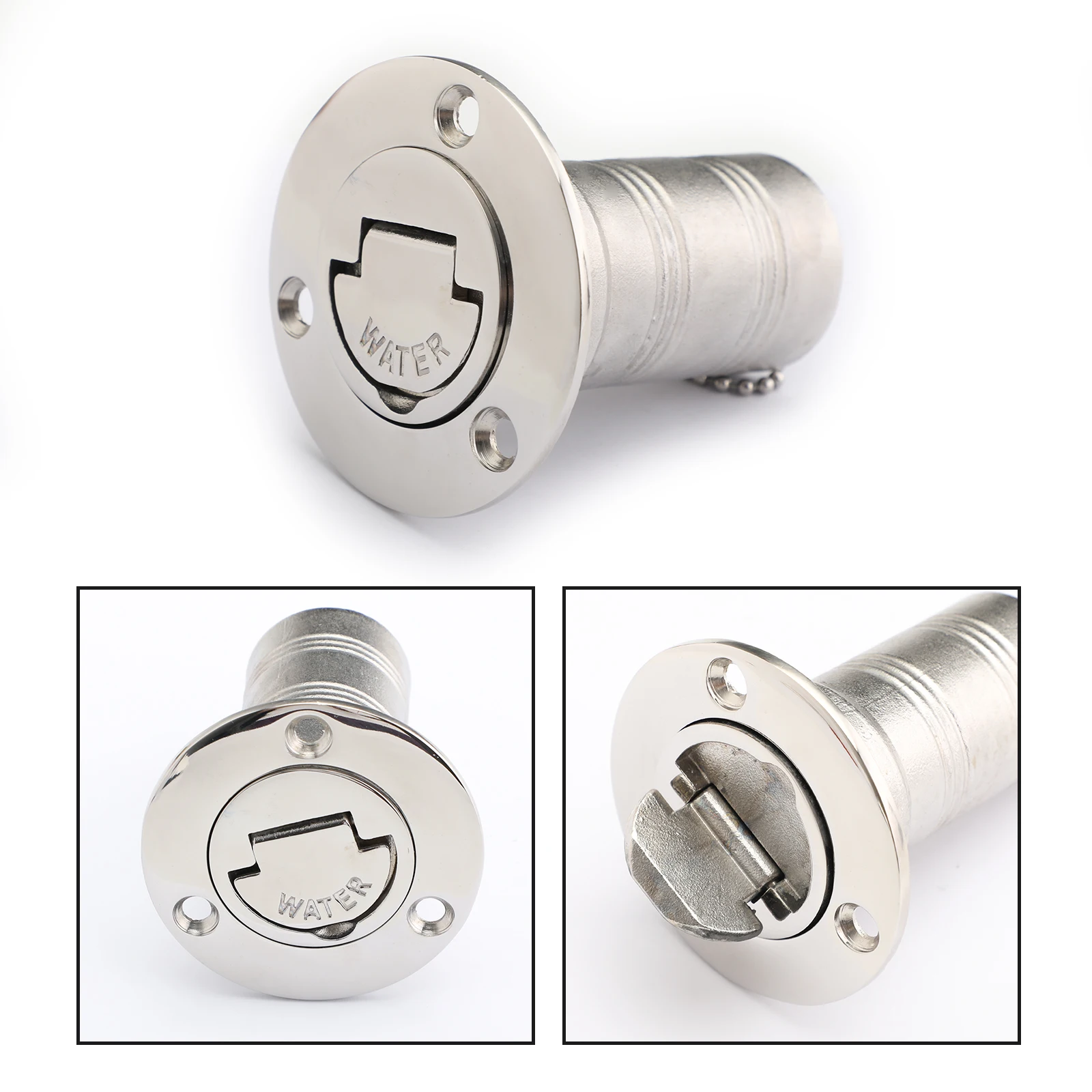 Deck Fill//Filler Key-less Cap 2/"-Gas Marine S.S Boat Yachts Caravans Top Quality