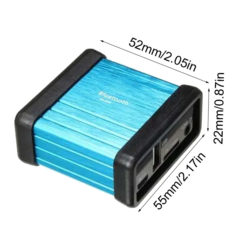 Wireless car Bluetooth audio decoder receiver amplifier USB TF card with remote 203A