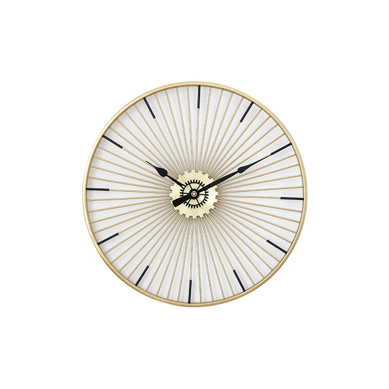 

Large Minimalistic Luxury Wall Clock Metal Creative Big Wall Clock Nordic Silent Relojes De Pared Large Wall Clock Decor AA50WC
