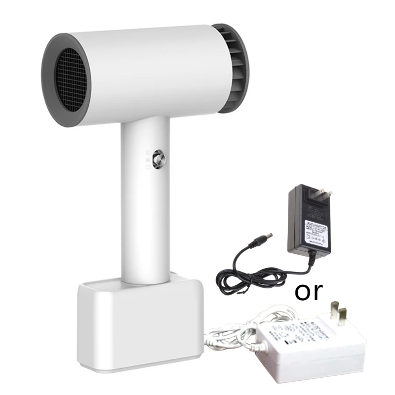 New Arrival Cordless Rechargeable Hot and Cold Wind Hair Dryer Travel Wireless Blow for Art Painting Home Outdoor Camping | Компьютеры и