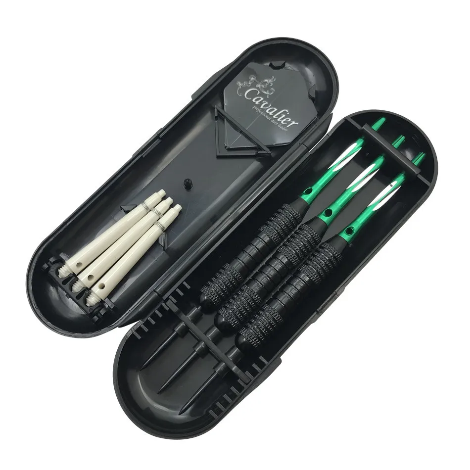 3pcs/set Professional Darts Free Carry Box 22g Black Golden Color Steel Tip Steel Tips Darts Darts With Brass Darts Shafts