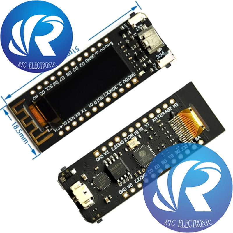 

TT GO ESP32 ESP8266 T-DISPLAY Enthusiast Development Board For Arduino WIFI Bluetooth Dual Module