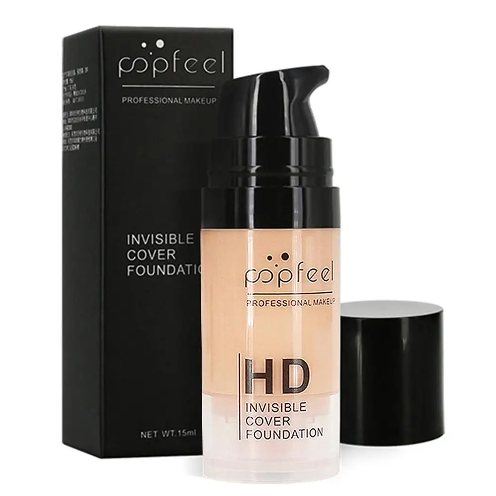 

Waterproof Liquid Foundation Oil Control Cover Base Concealer Long Lasting Makeup Cosmetics Face Foundation Cream FF04