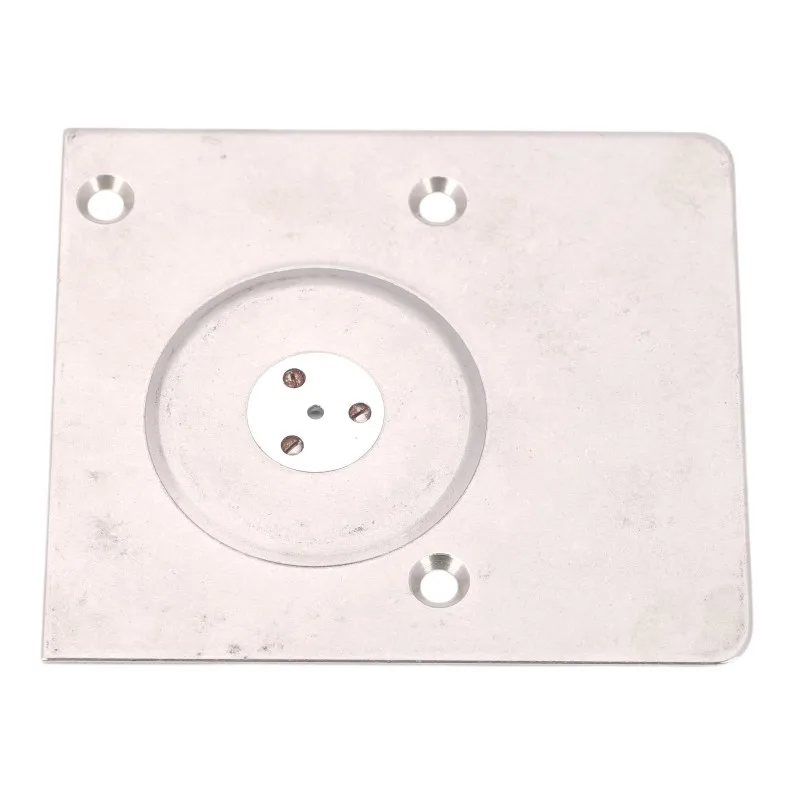 Embroidery Machine Spare Parts Needle Plate For SWF Length 102mm Width 90mm Hole Size 36mm