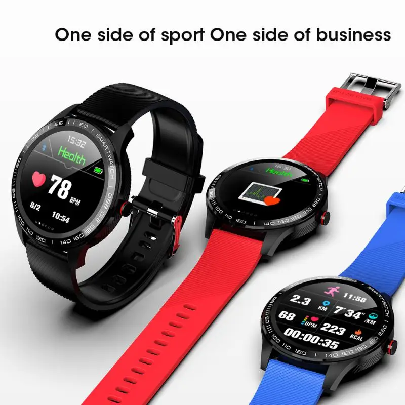 

L9 Multi-Function Smart Watch For IOS Android Bluetooth Heart Blood Pressure Wristband ECG Sports Waterproof Smart Bracelect