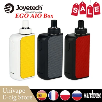 

Joyetech EGO AIO Box Kit with 2ml Atomizer BF SS316 Coil and 2100mAh Built-in battery Electronic Cigarette joyetech ego AIO Kit