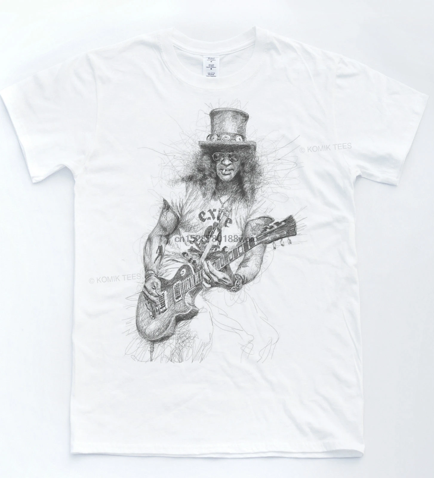 Slash Sketch футболка рок музыка пистолеты бархатная розы Инди револьвер Топ хип хоп