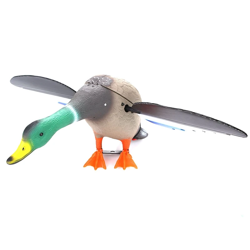 Dc 6V Пластиковые моторизованные охотничьи приманки охотничья утка с вращающимися крыльями