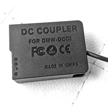 

DCC8 DC Coupler DMW-BLC12 fake battery with USB Cable for Panasonic DMC-FZ1000 FZ2000 FZ2500 FZ300 G7 G6 G5 GH2 FZH1 Camera
