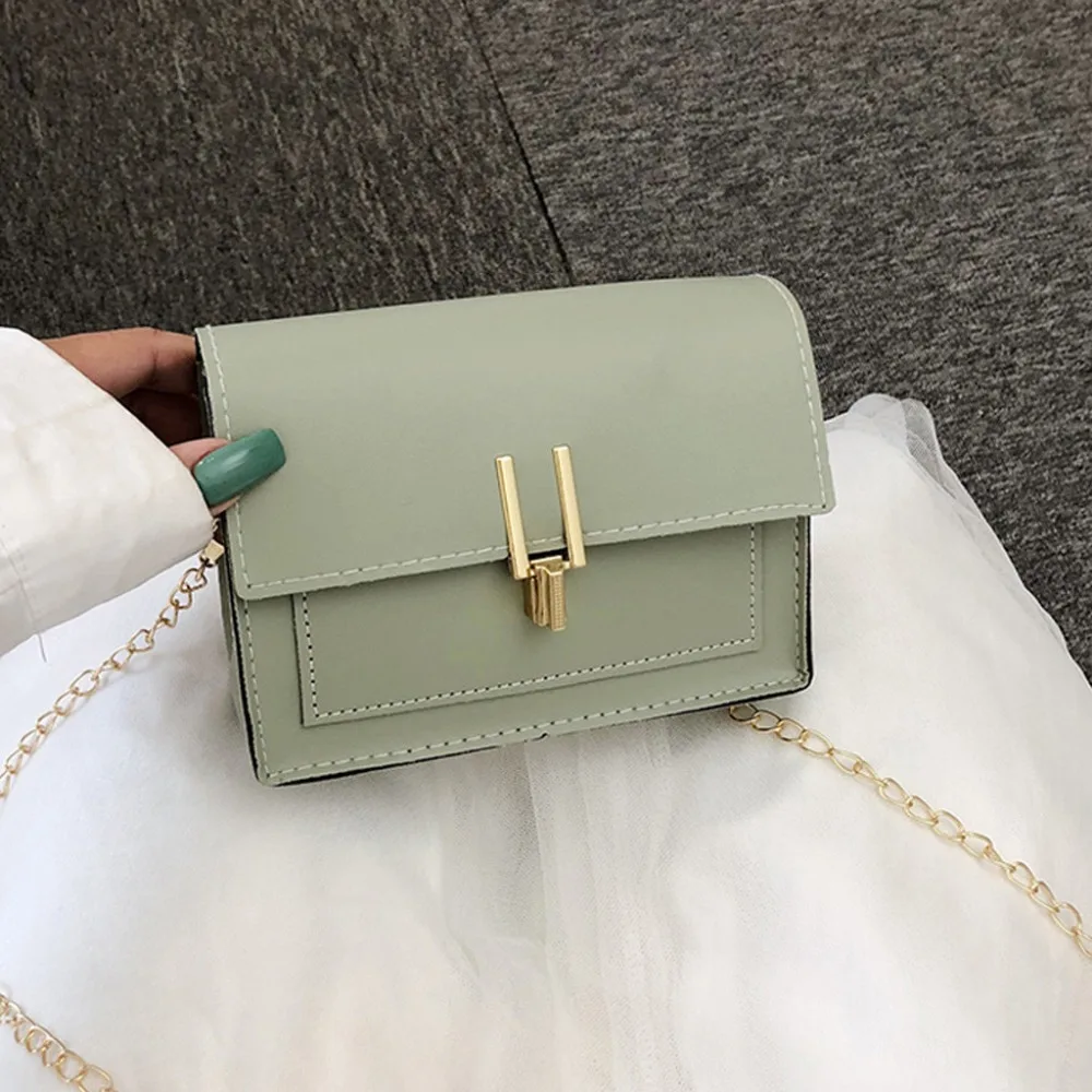 Ladies Hand Bags Shoulder Bags For Women Version Wild Small Square Shoulder Bag Messenger Woman Bag Bolsa Feminina18x6x14cm