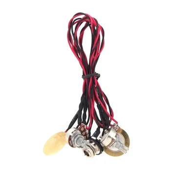 

Dual Piezo Pickup 6.35mm Jack with Volume Tone Control for Acoustic Guitar Ukulele Professional Accessories Monden N7