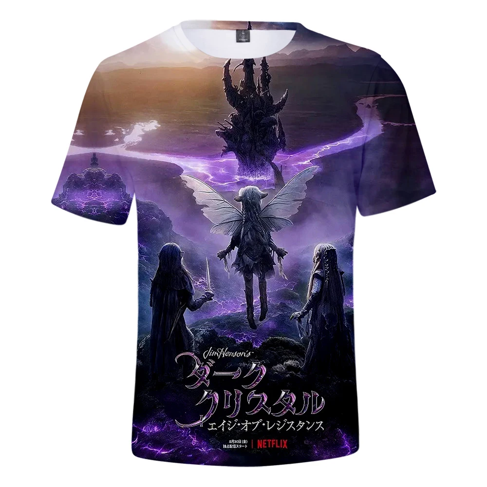 

2019 Summer Fashion Youth Casual t shirt Men / Women 3D Print The Dark Crystal 2 Trend Color t-shirt Short Sleeve Pop Top