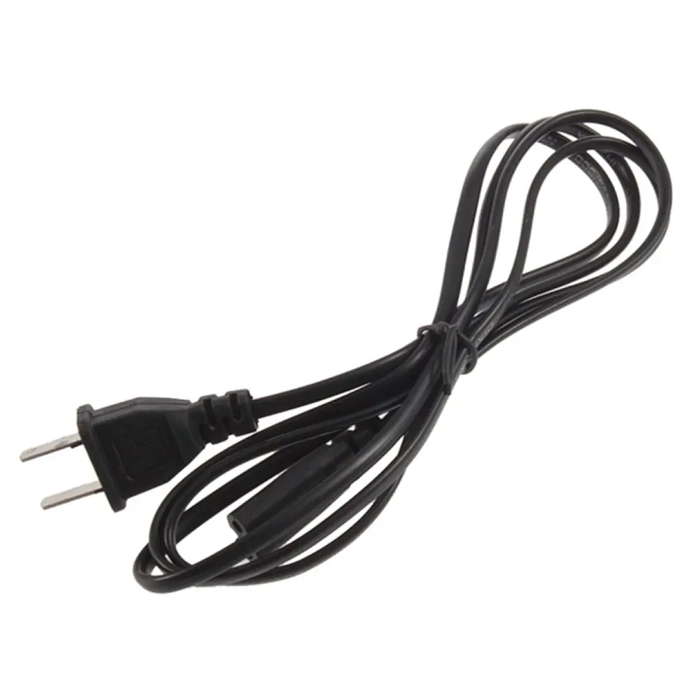 

5FT US Plug 2-Prong Port Ac Power Adapter Cord Cable For VCR for PS2 for PS3 SLIM Newest