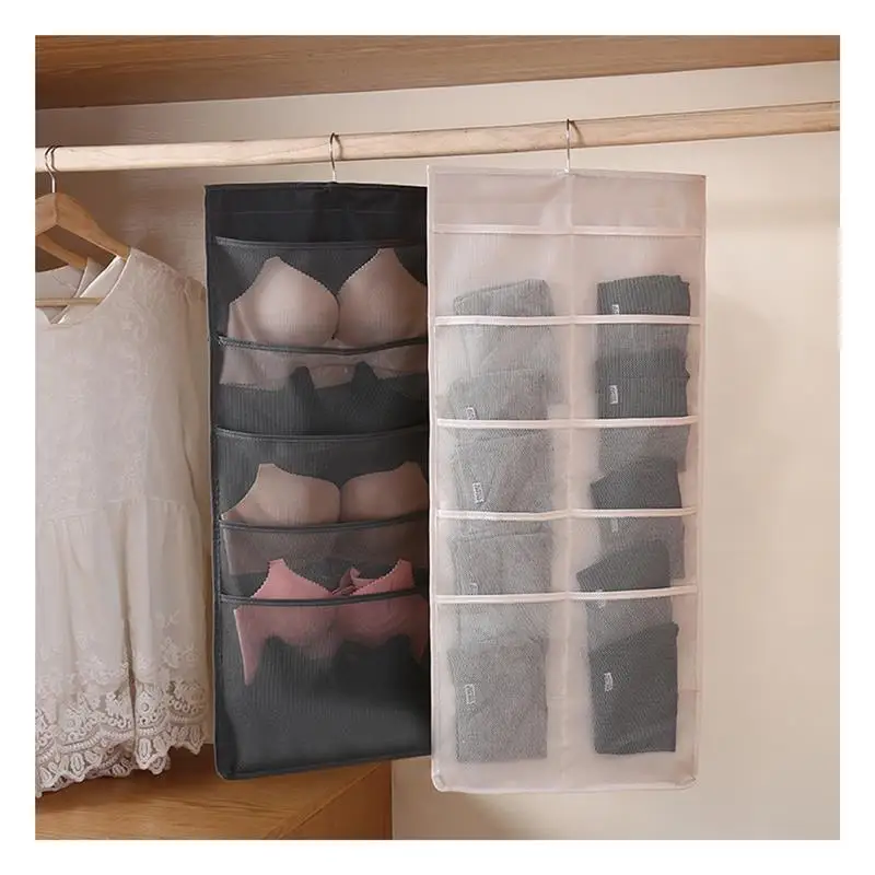 

HOT Rack Storage Closet Wardrobe Hanging Shelf Organizer 30-Pockets for Clothes Sock Organizer Hanging