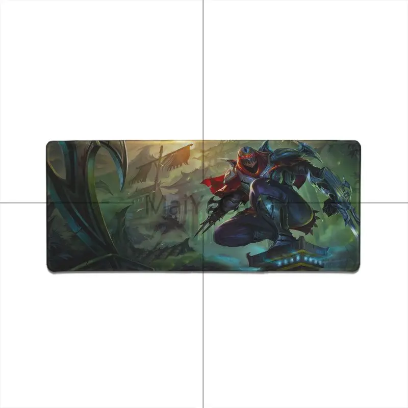 Забавные League of Legends Zed Gaming Keyboard Мышь колодки большой игровой Pad Lockedge коврик для