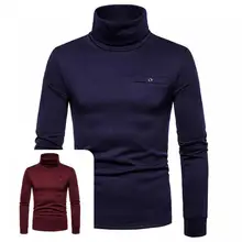 

Spring Top High Collar Warm Slim Casual Autumn Shirt Base Shirt for Daily Wear