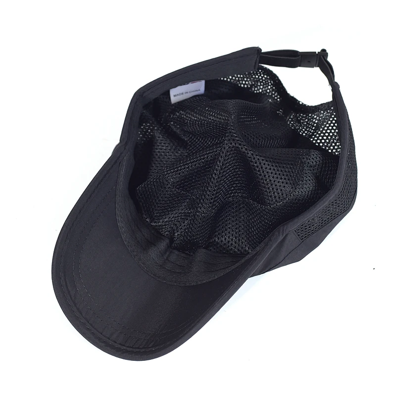Summer Mesh Outdoor Sport Quick Drying Military Caps Men Breathable Cadet Army Cap Flat Top Hat Cycling Running Cap Baseball Cap