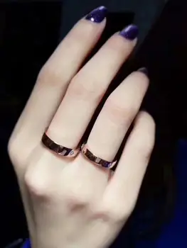 

2020 new fashion attractive t couple ring three diamond wide version narrow version spot is the best gift for couples