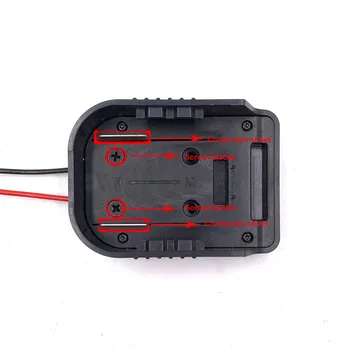 

For Makita/Bosch 18V Li-Ion Battery DIY Connection Adapter With 100mm Wire Connector High Temperature Resistant