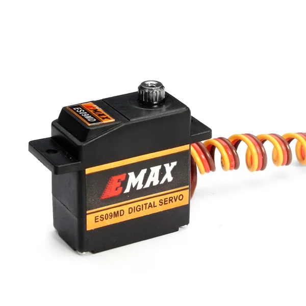 Original EMAX ES09MD Dual-Bearing Special Swash Metal Gear Digital Servo for REX Align 450 Helicopter DIY Parts |