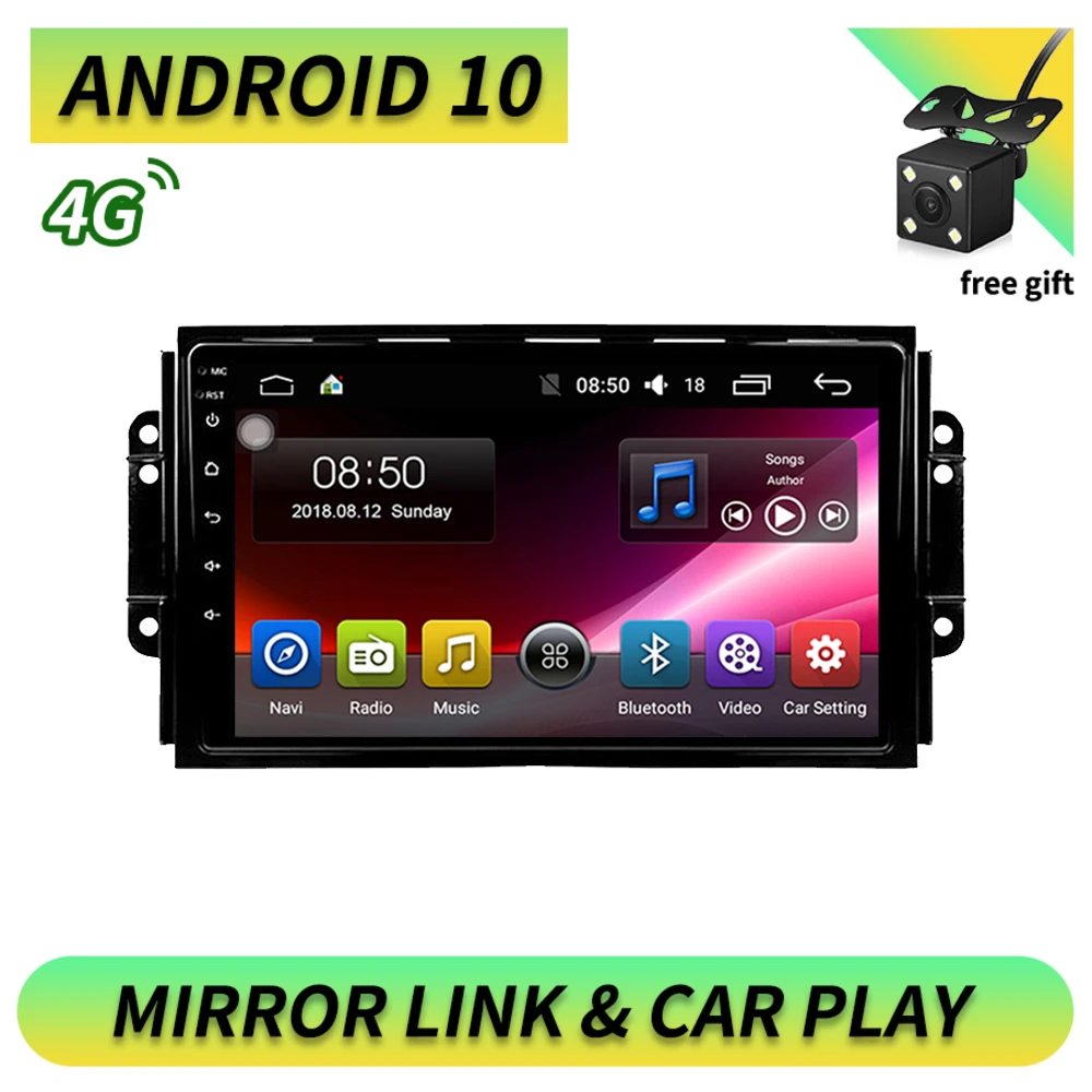 9 дюймов 2Din автомобильное радио Android 10 0 мультимедиа авторадио Bluetooth стерео плеер