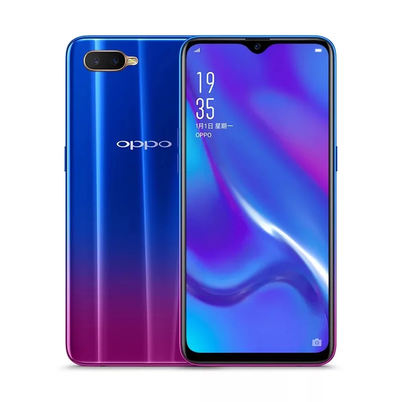 Blue Авторизованный OPPO K1 мобильный телефон 4G LTE Android 8,1 Восьмиядерный 4+ 64G 6," OLED Snapdragon 660 25MP телефон Fingerprin - Цвет: Blue