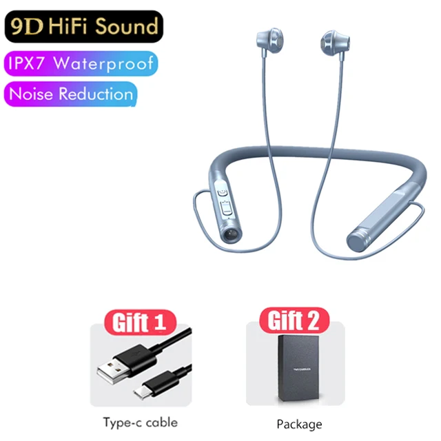 120 Hours Earphones Bluetooth 