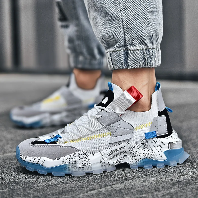 Nieuwe Mode Retro Sneakers Mannen Mesh Loopschoenen Voor Heren Comfortabele  Chunky Papa Schoenen Ademend Sport Schoenen Zapatillas|Hardloop Schoenen| -  AliExpress