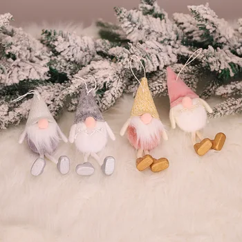 

Christmas Faceless Gnome Santa Xmas Tree Hanging Ornament Doll Christmas Decoration for Home Decorations New Year navidad 2020
