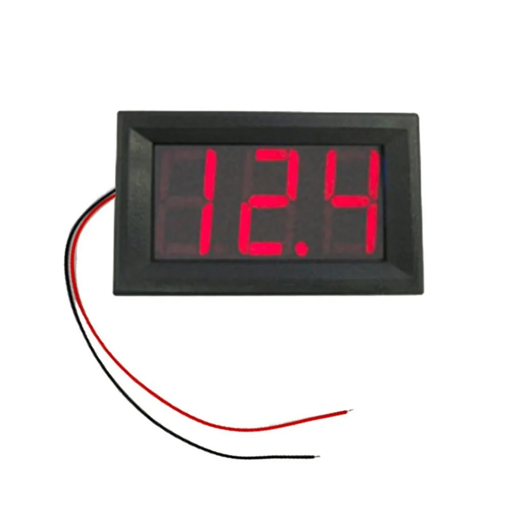 

DC4.5V-30.0V 0.56in 2 Wire LED Digital Display Voltmeter Electric Voltage Meter Volt Tester for Auto Battery Car Motorcycle